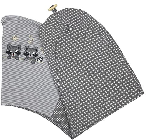 sei Design Stillkissenbezug 100% Baumwolle passend für Stillkissen XXL, Bezug für Schwangerschaftskissen, Seitenschläferkissen 190 x 30 cm, mit Reißverschluss, waschbar und Schadstoffgeprüft
