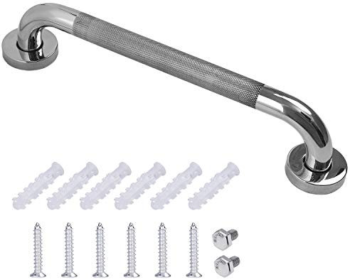 Asa de Seguridad para Baño Manija de la Ducha de Acero Inoxidable Antideslizante Baranda de Baño para Niños y Personas Mayores 40 cm