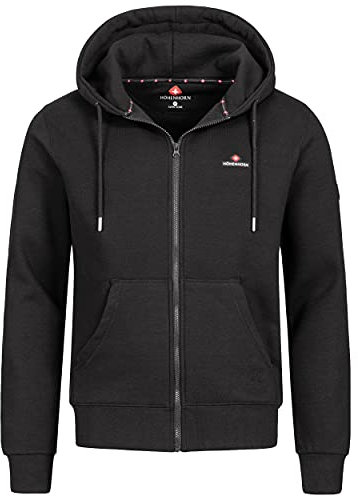 Höhenhorn Katan Herren Hoodie Pullover Schwarz Gr. 4XL