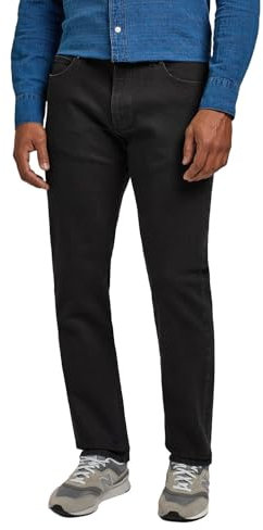 Lee Herren Straight Fit Mvp Jeans, Schwarz, 36W / 30L