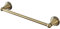 Inbagno Porta Asciugamani da Muro 40 cm, Finitura Bronzo, Include Kit di Fissaggio Serie Iris