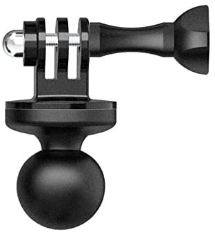 1 Ball Mount Adapter for Insta360 One X2, X, One R, RS, GO 2, GoPro Hero, Compatible with RAM Ball Head Mounts B Size Double Socket Arm