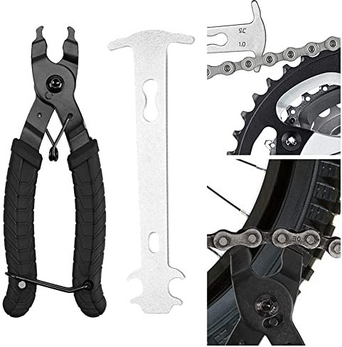 Kettenzange, Fahrrad Kettenlehre, Kettenlehre, Zange Kette Werkzeuge, Fahrradkettenwerkzeug, Fahrradketten Werkzeug,Kettenglied Werkzeug, Rennrad-Mountainbike-Fahrradketten-Reparaturwerkzeuge und Mehr