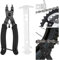 Kettenzange, Fahrrad Kettenlehre, Kettenlehre, Zange Kette Werkzeuge, Fahrradkettenwerkzeug, Fahrradketten Werkzeug,Kettenglied Werkzeug, Rennrad-Mountainbike-Fahrradketten-Reparaturwerkzeuge und Mehr