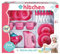 YSAMAX Kitchen Pretend Play Tea Set for Girls, Kids Children's Breakfast Cup Plates Toy, Food Kettle Toy Set, Learning Play Set, 16 Pcs