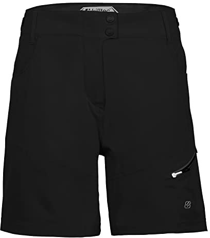 killtec Damen Funktionsbermudas mit gepolsterter Innenhose KOS 2 WMN BRMDS, schwarz, 44, 38236-000