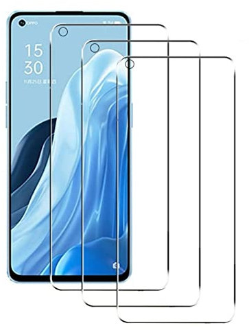 3 Pièces Verre Trempé pour OPPO Realme 8 5G, Ultra Résistant Film Protection écran, Dureté 9H, Anti-Rayures, Sans Bulles, Facile à Installer, Protecteur d'écran pour OPPO Realme 8 5G