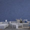 Belka B45 Blau-Goldene Tapete - Reine Baumwolle - Langlebig - Selbstklebend - Wärme- & Schalldämmend - Modern & Stilvoll, DIY Öko & Natürlich | ca. 3 qm (m²)