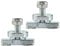 Schraubfitting Airlineschiene Endbeschlag für Zurrschiene Fitting 10x30 2er Set