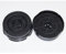 SOS Accessoire 2 filtri a carbone tipo 58 AKB000/1 per cappa 484000008782, C00308179 ARISTON HOTPOINT, BAUKNECHT, BRANDT, DE DIETRICH, ELICA, 2 pezzi
