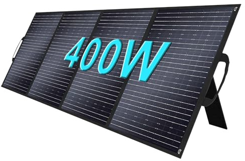 Solarplay 400W Solar Panel, 12V- 48V Faltbar Solarmodul für Tragbare Solargeneratoren, Photovoltaik Modul Solaranlage für netzunabhängiges System, für Garten/Balkon/Wohnmobil