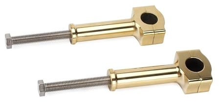 DUSHUO Lenkererhöhung 1 Paar 25mm 5.5 Motorrad Lenker Riser Montieren Schellen Verlängern Adapter Für S&uzuki