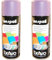 Nespoli Bomboletta Spray Aerosol Lilla Effetto Satinato Ral 4005 400ml (Confezione da 2)