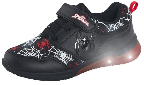 Spiderman leuchtende Turnschuhe für Jungen, Miles Morales, blinkende Lichter, Sportschuhe, Turnschuhe