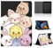 nurkorki Tablet Coque pour iPad 9/8/7 10,2 Modell 2021/2020/2019, 9,/8,/7, Generation,Étui avec Cartoon Kpop Stray Kids Skzoo Esthétique Motif Housse de Protection Cuir PU Tablet Cover,Cartoon
