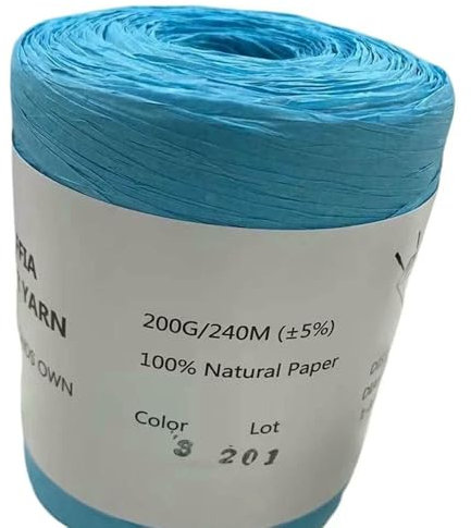 Raffia Straw Paper Yarn DIY Handmade Weaving Hats Packaging Tape Manual Braided Rope Decorative Rope