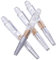 Yardwe Crystal Design Dart Shafts Plastic Dart Tips Replacements for Electronic Dartboards Flights