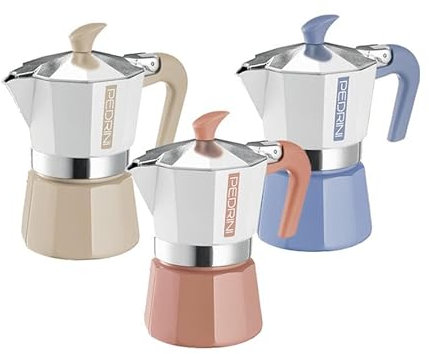 Pedrini Macchinetta Caffè Caffettiera My Moka Color 1 Tazza 3 Colori