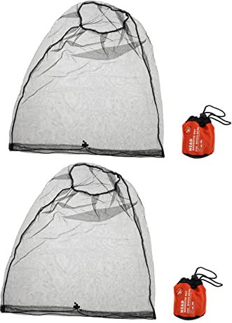 BESTonZON 4 Ensembles Chapeau De Voyage Moustiques avec Moustiquaire Lot de Protection pour Apiculture Activités De Plein Air pour Extérieur 4 Pièces * 4