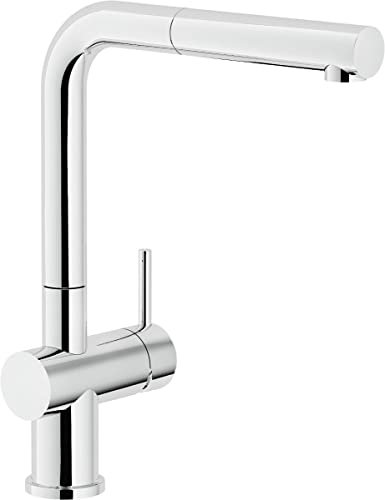 Systemceram Live Chrom Niederdruck Armatur Wasserhahn Ausziehauslauf Mischer