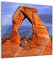 Glasbild - Delicate Arch Utah USA - 20 x 20 cm - Deko Glas - Wandbild aus Glas - Bild auf Glas - Moderne Glasbilder - Glasfoto - Echtglas - kein Acryl - Handmade
