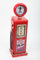 point home Design-Schrank Zapfsäule mit Uhr, Retro, rot, 54cm