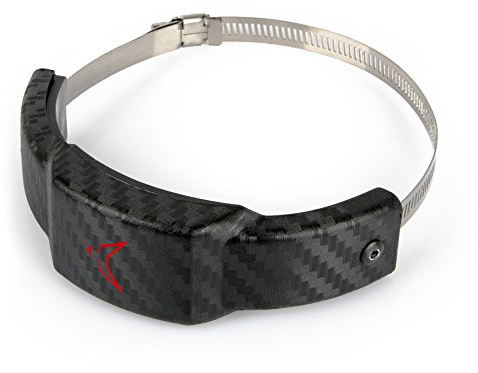 Universal Endschalldämpferschutz Endschalldämpfer Endtopf Auspuffschutz tri-oval/hexagonal, RACEFOXX
