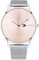 Tommy Hilfiger Analog Quarzuhr für Damen mit Silbernes Edelstahl-Mesh-Gliederarmband - 1781970