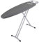 HAEGER HOME - Tabla de Planchar con altura ajustable, descanso de hierro de doble posición, patas metálicas termolacadas con pies antideslizantes de gran apoyo, funda 100% algodón con espuma de 5mm.