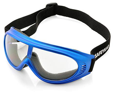 Safeyear Kids Safety Glasses - SG021 Child Clear Cycling Glasses for Boys, Girls & Baby, Protective Safety Goggles for Junior Science Lab, Nerf Foam Blasters Gun, Outdoor Sports Game etc
