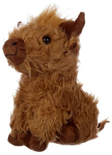 Puckator Highland Coo Plush Cow Door Stop - Door Stop Stoppers Stops Indoors - Door-Stops Wedge Stoper - Accessories - Peel Stop - Home Office Doorstops Doorstopper for Kids Improvement