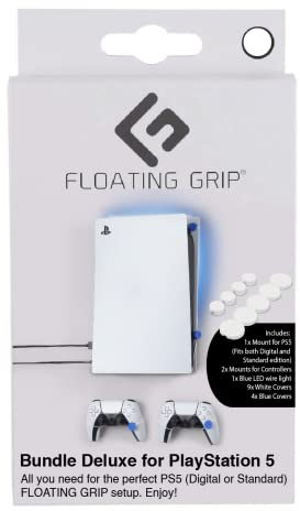 Floating Grip Wandhalterung 2xController weiß kompatibel mit PS5