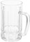 TOYANDONA Bicchieri pesanti e grandi, tazza classica infrangibile in plastica trasparente per vino, birra, boccale con manico, per bar, casa, cucina, 540 ml
