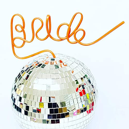 Bride Rose Gold Hen Party Reusable Straw ~ Rose Gold Bride Re-usable Straw ~ Bride To Be Drinking Straw ~ Rose Gold Hen Do Party Straws ~ Bride Gift ~ Hen Party Accessories