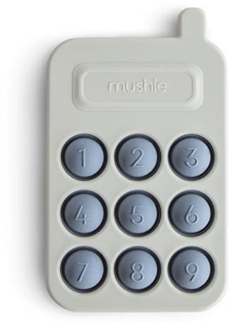 mushie Phone Press Toy Tradewinds für Kinder & Babys | Sensorisches Spielzeug | Konzentration & Aufmerksamkeit | Sichere & Hochwertige für Kleinkinder Kinder Jungs & Mädchen | Tradewinds