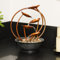 Alpine Corporation Tabletop Fountain, Plastic Iron, Metal Leaf, 13 Inch
