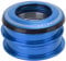 44mm Bicycle Headset Double Bearings Mountain Bike Front Fork Stem Headset for Cycling(blue)