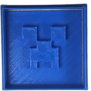 Cuticuter Creeper Cortador de Galletas Minecraft, azul