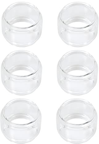 6 Stück Ersatz Bulb Glas Tank Replacement Pyrex Glas (5ml) für GeekVape Zeus Sub Ohm/Zeus X RTA