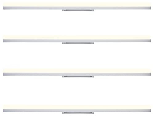 CBJKTX 4ER LED Deckenleuchte Deckenlampe Tageslicht - 90CM Tageslichtlampe Weiß Küchenlampe: 4000K 3240LM LED Lampe Innen für Küche Wohnzimmer Schlafzimmer Esszimmer Balkon Flur Garage Keller - 36W