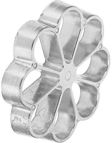 KICHOUSE Rosetten Gebäck Shop Werkzeug Zubehör Nützliches Ei Haushaltswaren Gadget Aluminium Gebraten Diy Schimmelwaffelförmige Form Timbale Backen Verwenden Kuchen Stab Waffeleisen