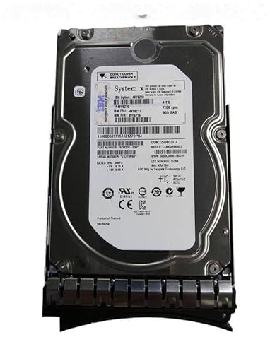 MIDTY HDD für X3650M4 M5 4TB 3,5 Zoll SAS 6 Gb/s 64MB 7200RPM für Server HDD für 49Y6211 49Y6210 49Y6214