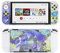 ENIFLY Niedliche weiche stoßfeste Splatoon Dockable Cover Hülle Kompatibel mit Nintendo Switch OLED, langlebige kratzfeste Schale für Joycon, Silikon-Schutzhülle Skin Set