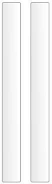 tinysiry 2Pcs Rolling Pin Acrylic Biscuit Cake Rolling Tool Thickness Balance Ruler for Kitchen, Food Grade Measuring Dough Balance Thickness Ruler for Cookie B 2mm 1