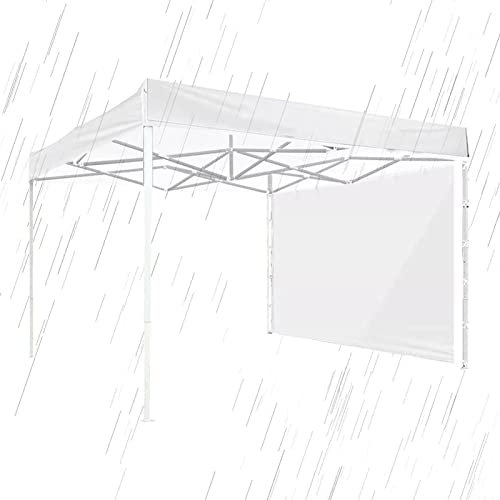 Panel lateral del toldo, cubierta de 4 esquinas para exteriores – Paredes solares portátiles para patio, jardín, terraza, piscina, patio