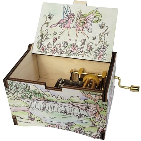 Feen-Spieluhr mit Lied-Walzer der Blumen, Geschenke für Frauen, Männer, Geburtstag, Weihnachten, Muttertag, Jahrestag oder Merchandise-Dekor