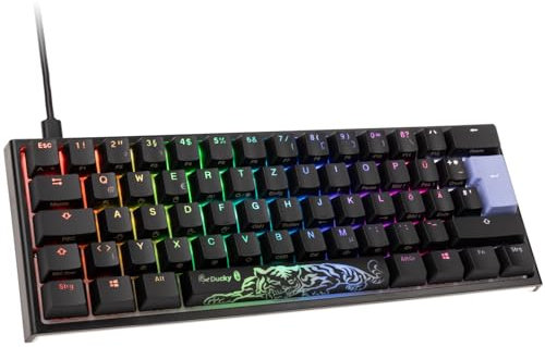 Ducky One 2 Pro Mini Gaming Tastatur, RGB LED - Cherry Black