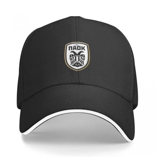 TRTDYF Baseball Kappe Paok Cap Baseball Cap Icon Hüte Damen Herren Geschenk