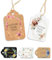 Etichette regalo personalizzate, etichette da appendere personalizzate con logo aziendale, piccole carte decorative per feste, etichette regalo di carta per compleanni, matrimoni, Natale