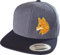 Cap Flexfit Snapback : Polygon Fuchs - Kappe Herren & Damen (Charcoal-Black)